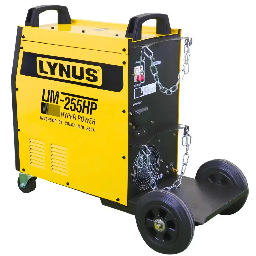 Máquina de solda inversora multiprocessos MIG TIG LIM-255 220V Lynus 220 V — fotografia 5