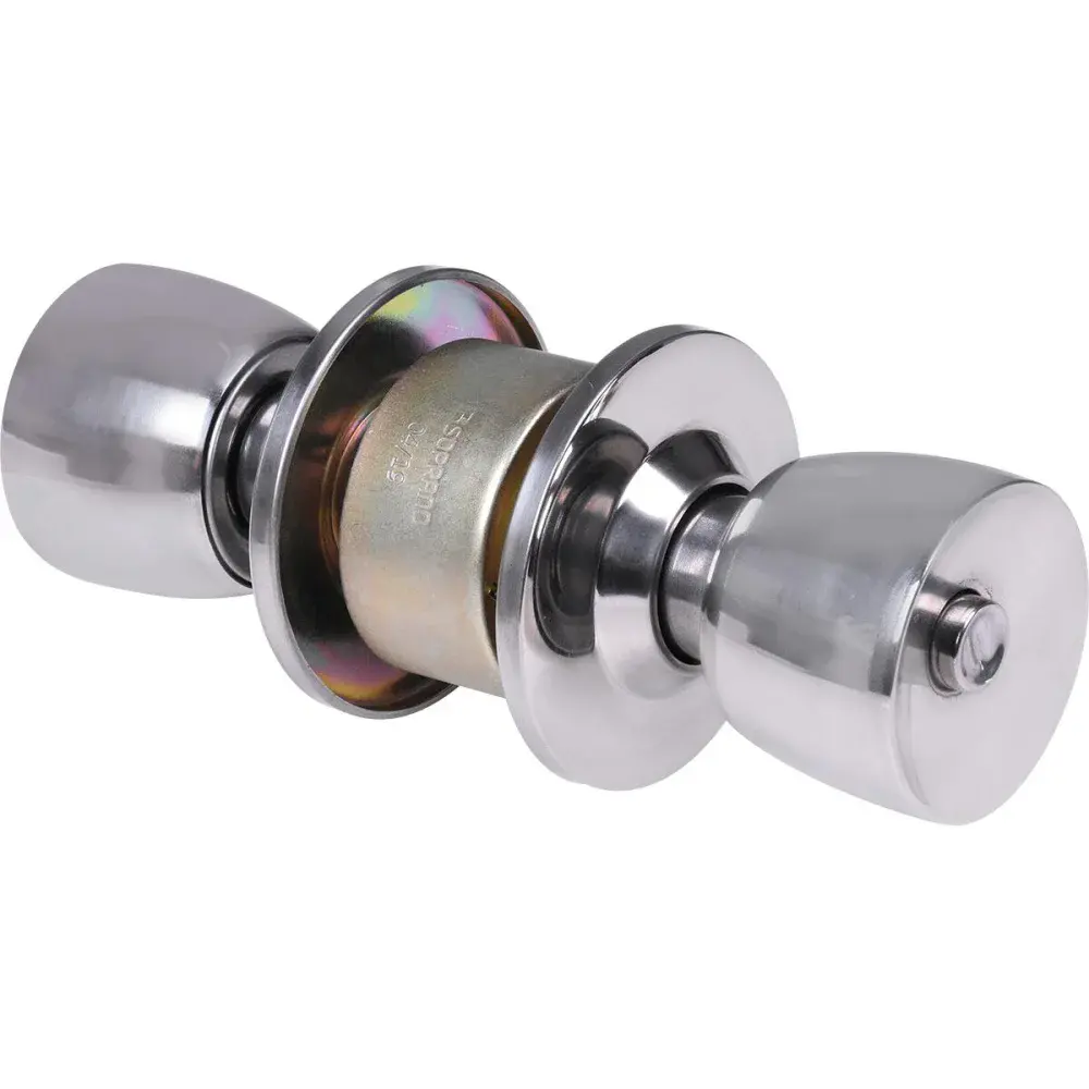Fechadura cilíndrica 90MM cromada Soprano — fotografia 3