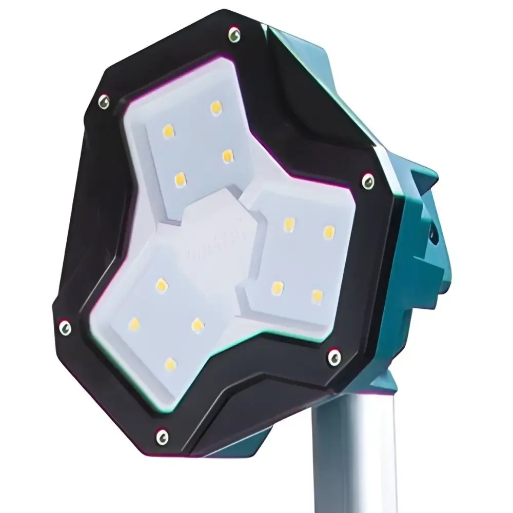 Refletor de LED 1250LM e tripé 18V 6,0AH sem bateria Makita — fotografia 3