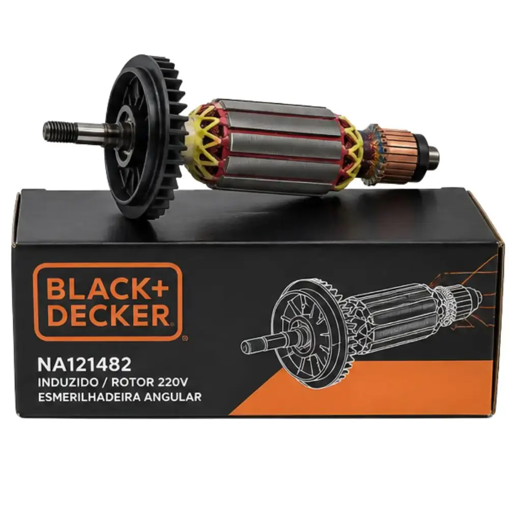 Induzido rotor 220V N421696 NA121482 black+decker — fotografia 5