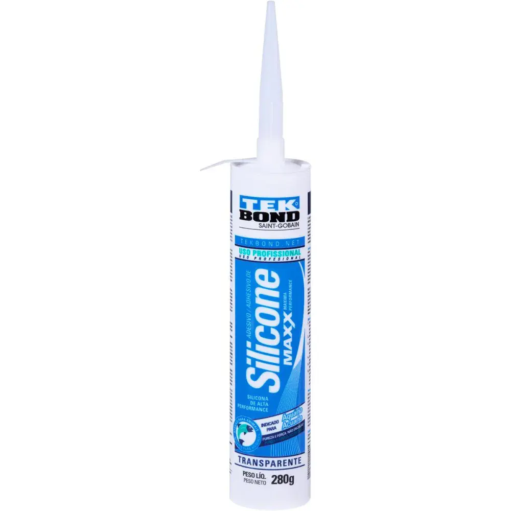 Silicone maxx aquário tixotrópico 280G Tekbond — fotografia de referência