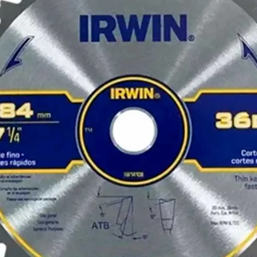 Disco De Serra Circular Widia 7.1/4 Pol x 36 IW14108 IRWIN — fotografia 3