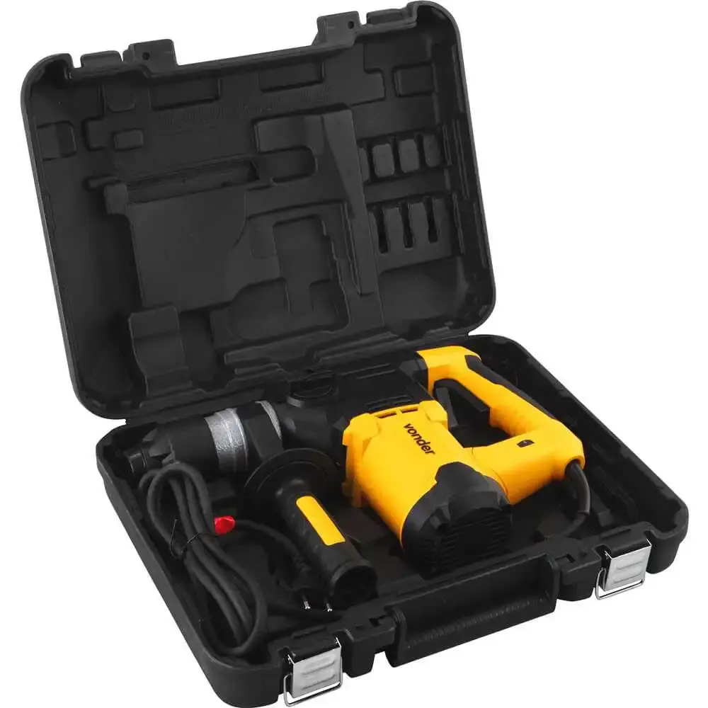 Martelete perfurador e rompedor 1500W com maleta MPV1500 Vonder 110 V — fotografia 3