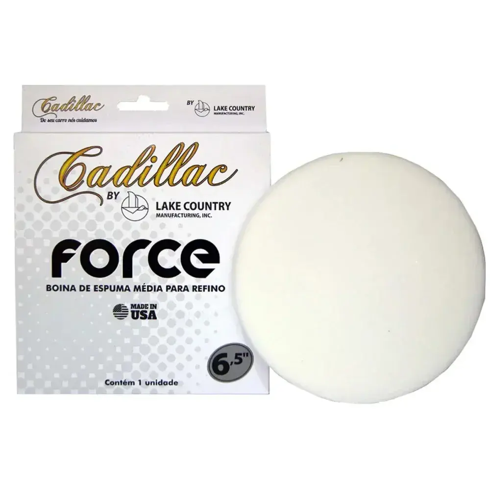 Boina para polimento force 6,5 branca Cadillac — fotografia 2