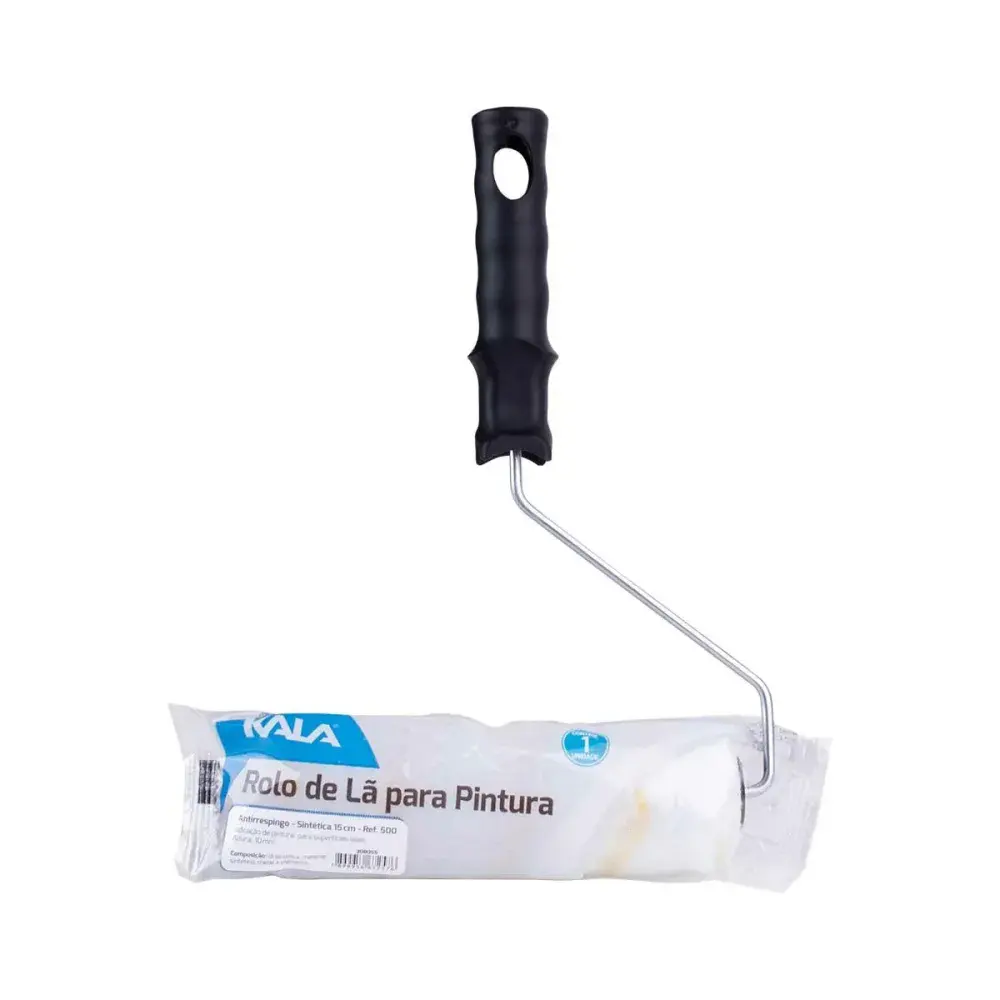 Rolo para pintura lã antirrespingo 15CM Kala — fotografia 5