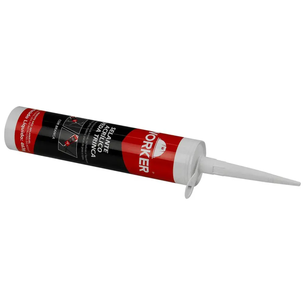 Selante acrílico veda trinca branco 463G Worker — fotografia 5