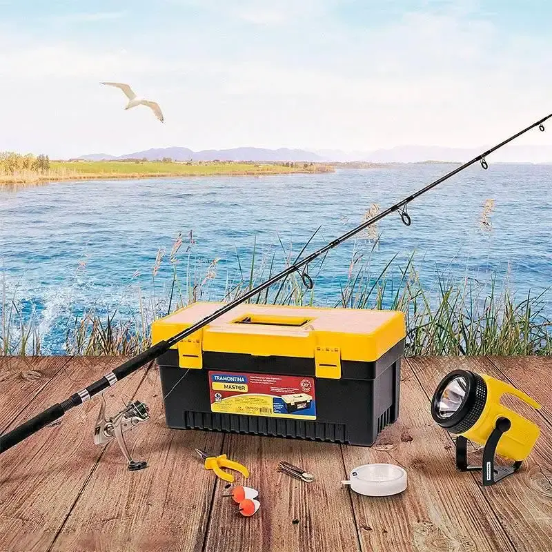 Caixa de ferramenta para pesca com 100 peças 43802500 Tramontina — fotografia 4