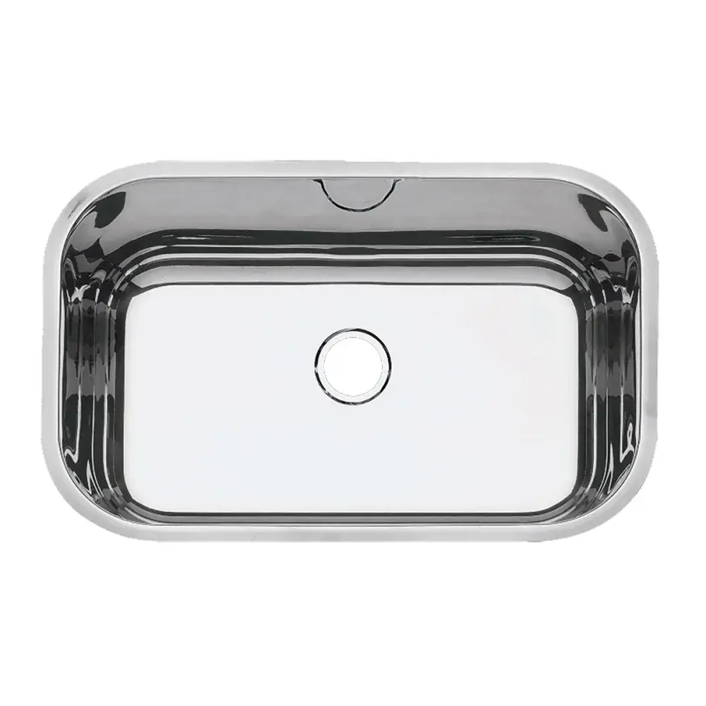 Cuba de embutir lavínia 56 bl aço inox 56X34CM Tramontina — fotografia de referência
