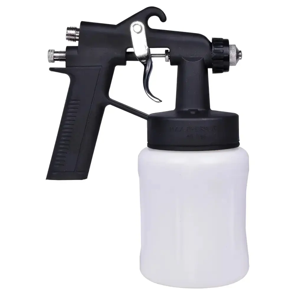 Pistola de pintura de ar direto 1,5MM 40PSI 700ML Worker — fotografia 8