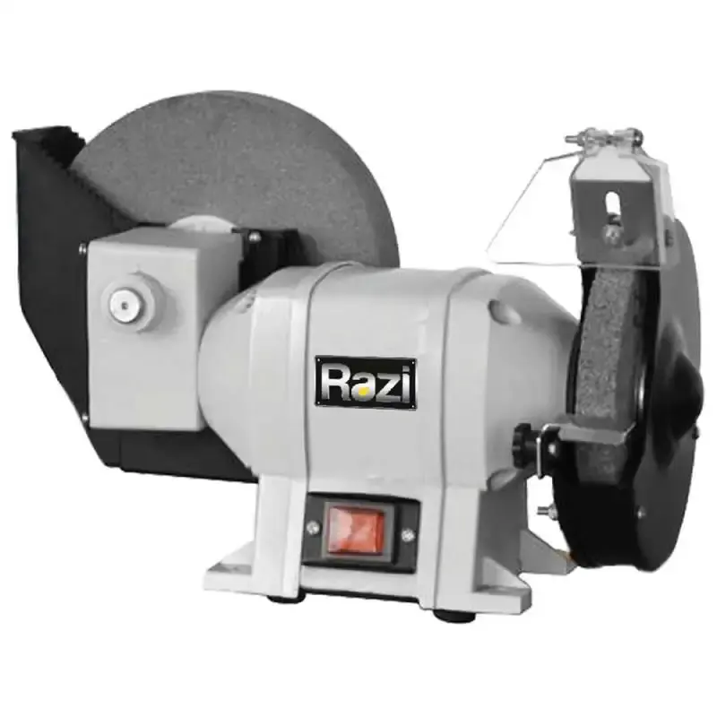Moto esmeril afiador de bancada 8 POL 370W 2 em 1 RZ-EA370M Razi 110 V