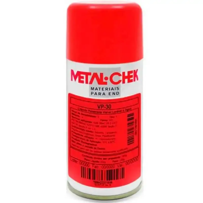 Líquido penetrante vísivel para tricas VP-30 spray aerosol 230 GR Metal-chek