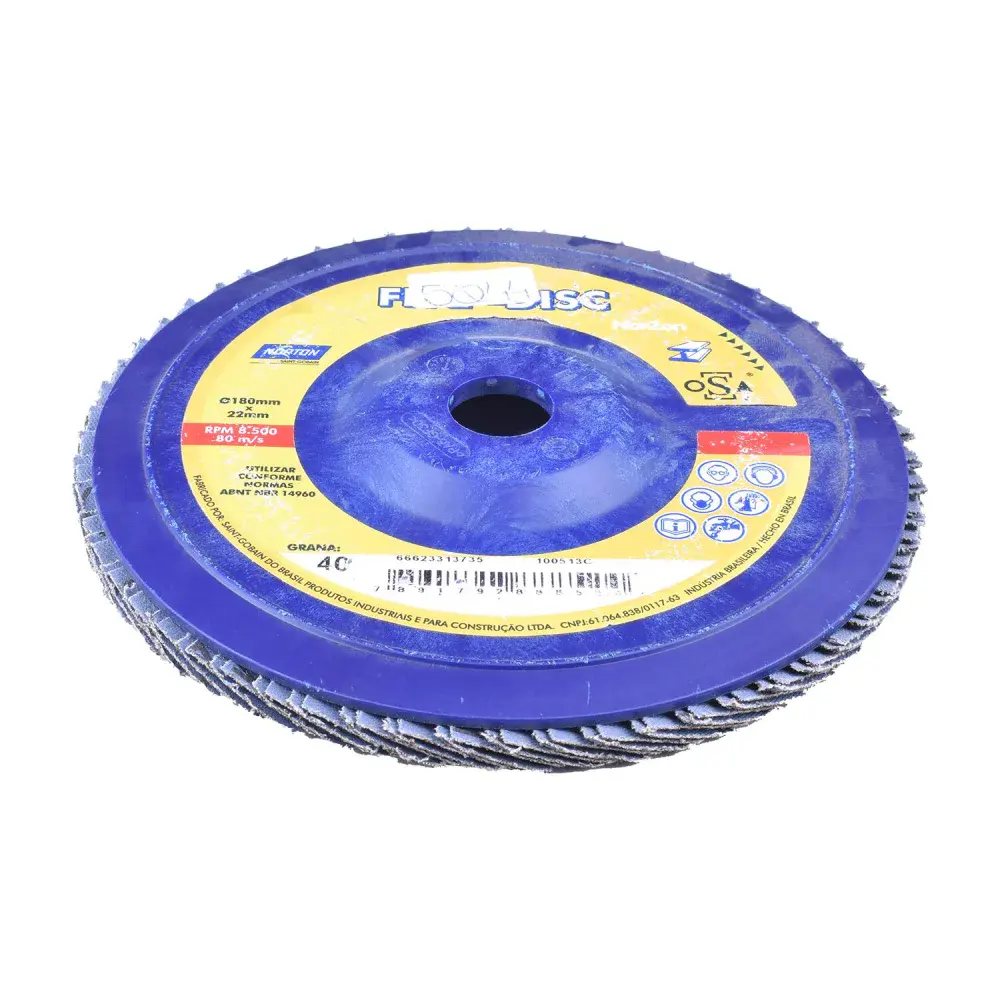 Lixa flap disco 7 180X22MM G40 R-822 Norton — fotografia 2