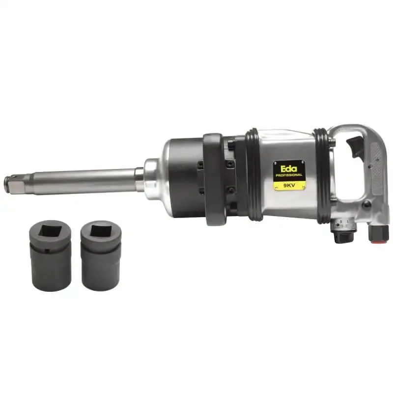 Chave de impacto pneumática longa 1 POL 300KGF 9KV Eda — fotografia 2