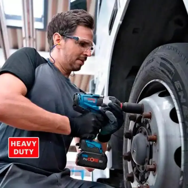 Chave de impacto à bateria 18V 1/2 POL brushless 1000NM sem bateria e carregador GDS18V-1000 Bosch — fotografia 7