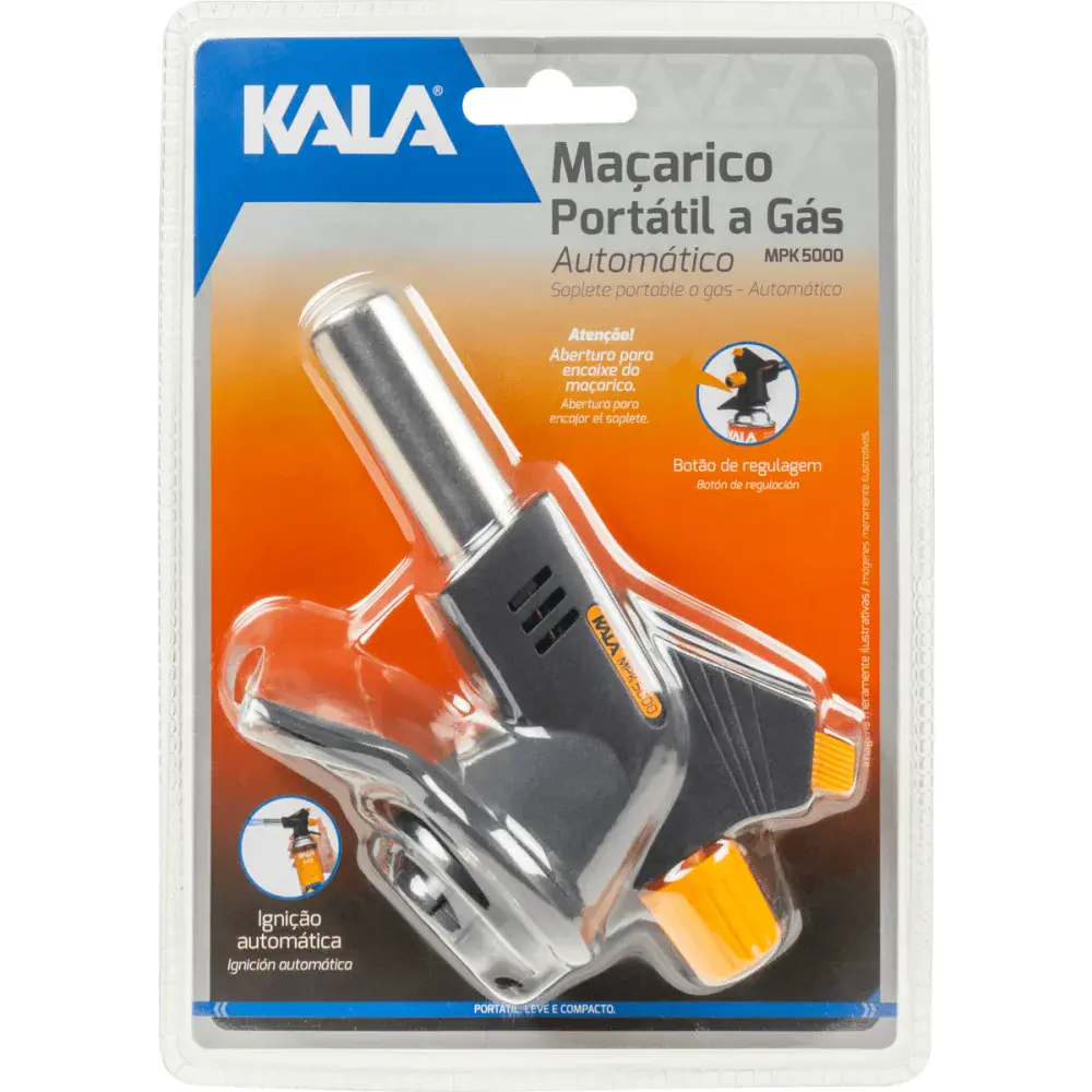 Maçarico portátil a gás automático mpk 5000 Kala — fotografia 6
