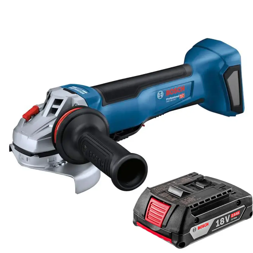 Esmerilhadeira angular 5 POL GWS 19J4 com bateria 2,0 ah 18V-10 p Bosch