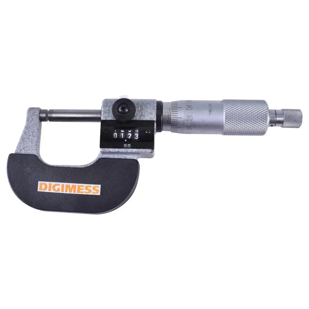 Micrômetro externo capacidade de 0 a 25MM 0,004MM contador mecânico 110.400 Digimess — fotografia 8
