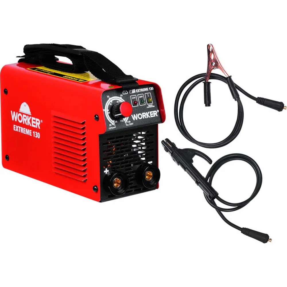 Inversor de solda extreme 130 igbt 5,5KVA 130A bivolt Worker