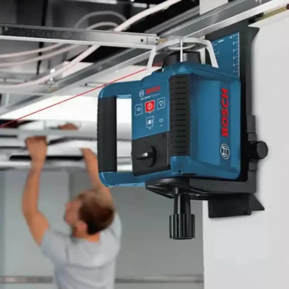 Nível à laser rotativo GRL 300HV com receptor LR1 + suporte + óculos Bosch — fotografia 3