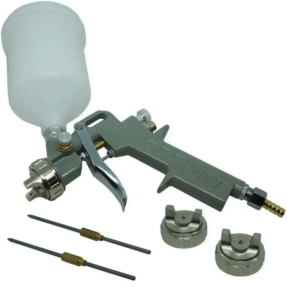 Pistola de pintura gravidade 600 ML com 3 bicos 1,2 - 1,5 e 1,8 MM IWPPG-3B ImportWay