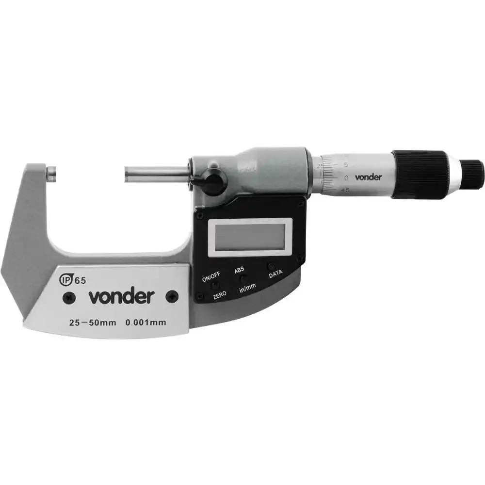 Micrometro Externo Digital 25 mm a 50 mm MD-050 VONDER — fotografia 4