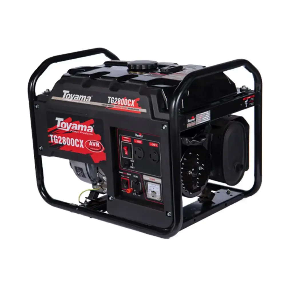 Gerador de energia a gasolina a ar 196CC 2.5KVA mono Toyama — fotografia 7