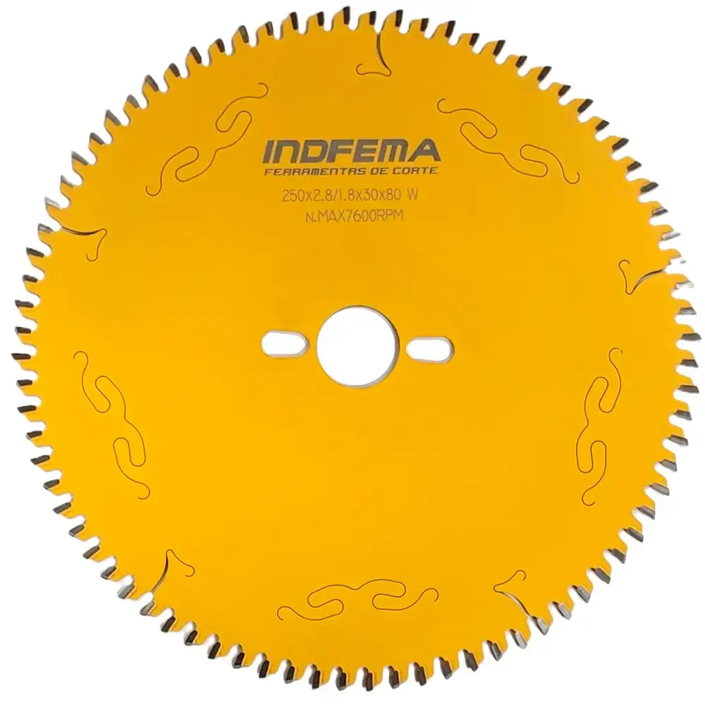 Serra circular de widea 250MM 80 dentes 872530 Indfema