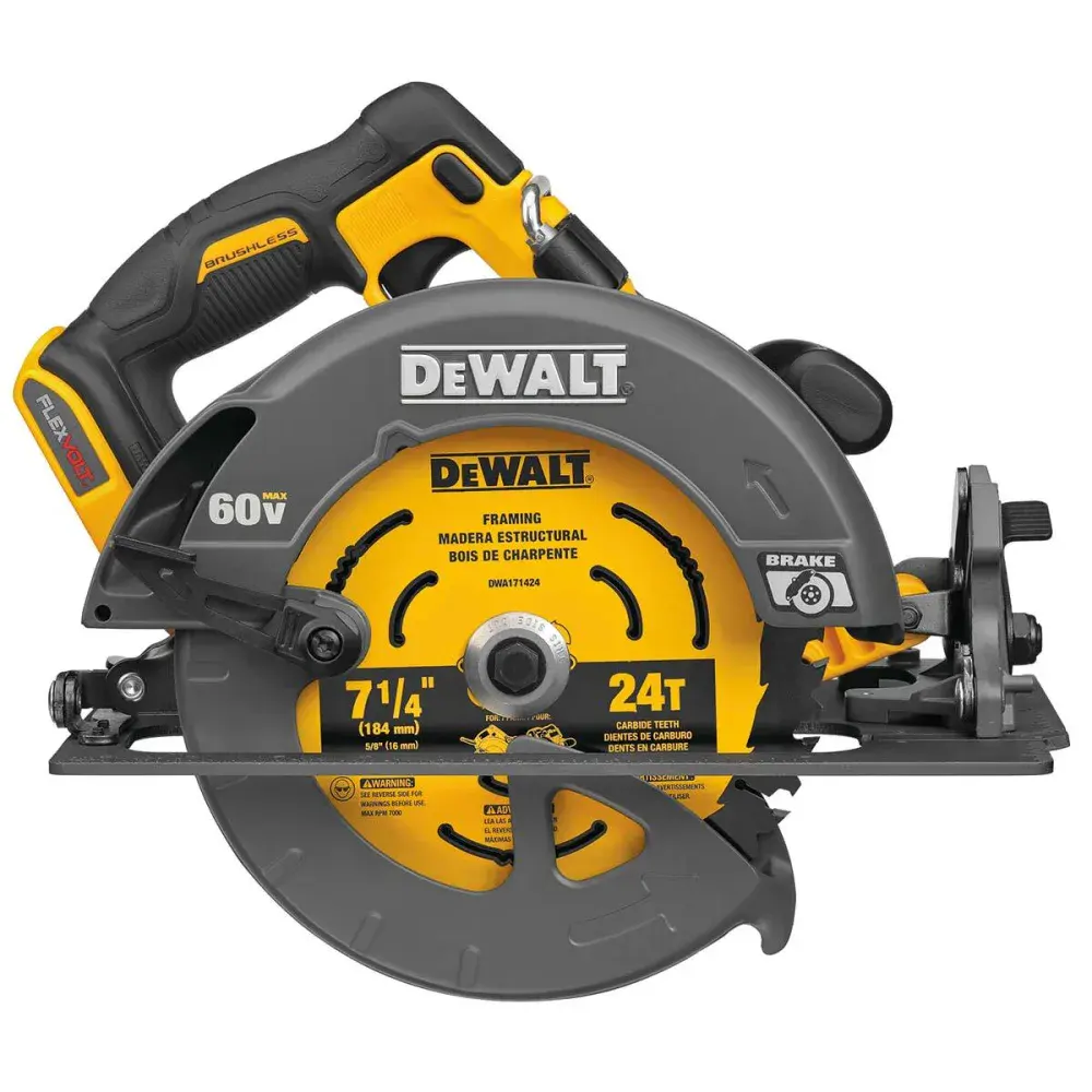 Serra circular max brushless flexvolt 7-1/4” 60V Dewalt — fotografia 2