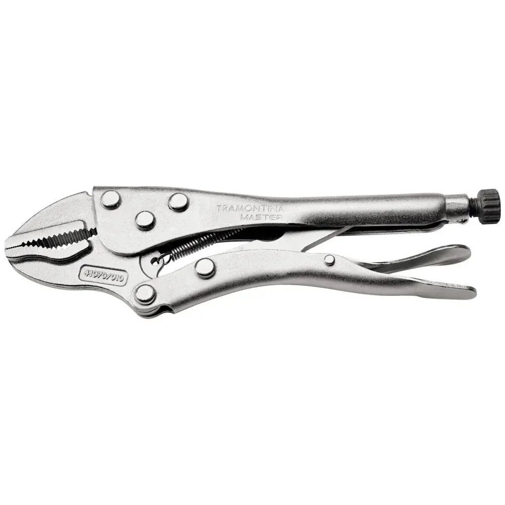 Alicate de pressão 10” mordente triangular Tramontina — fotografia de referência