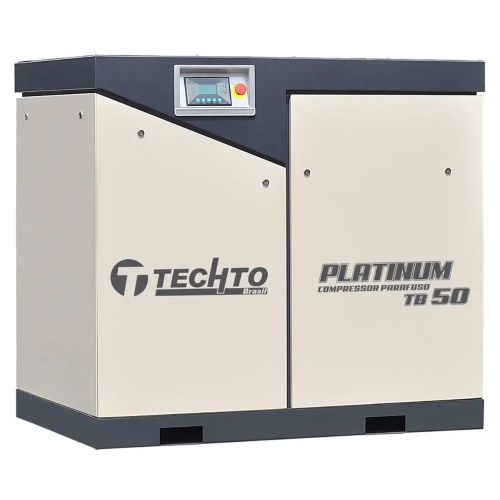 Compressor de parafuso platinum 50HP 10BAR 220V TB50 techto — fotografia de referência