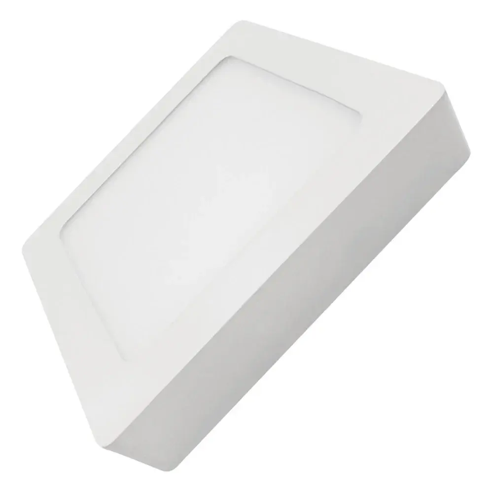 Painel led sobrepor 18W biv 6500K quadrado Ourolux