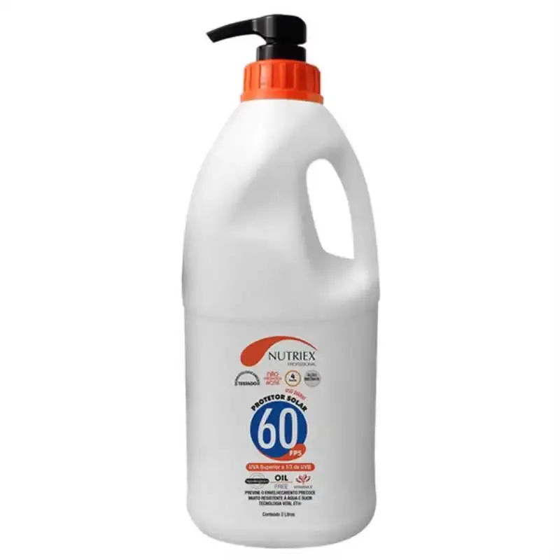 Protetor solar FPS 60 2.0 litros bombona Nutriex