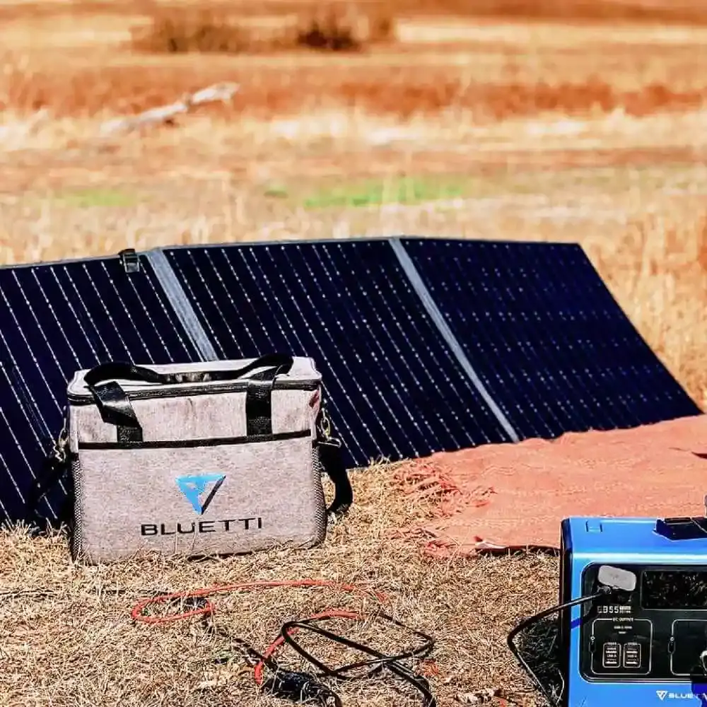 Painel solar 200W para gerador e estação de energia PV200D Bluetti — fotografia 5