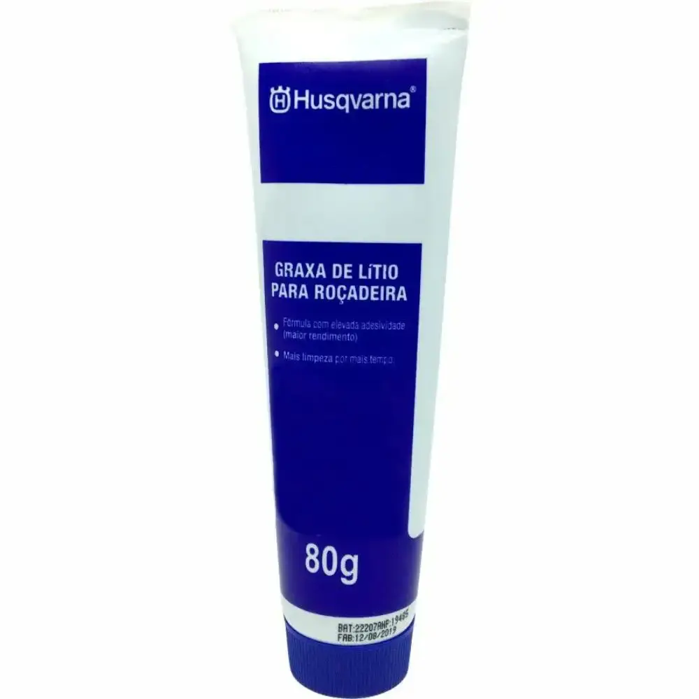 Graxa lítio ponteira transmissão roçadeira 80G Husqvarna — fotografia de referência