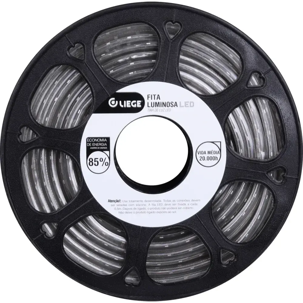 Fita luminosa de led amarela IP67 5W 3000K Liege — fotografia 8