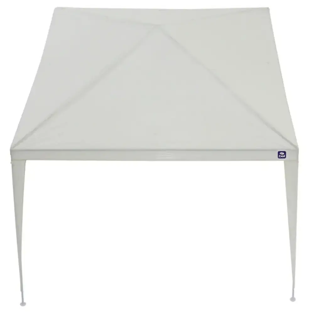 Tenda Gazebo Tubular 3m x 3m Polietileno Branca BEL BEL FIX — fotografia 6