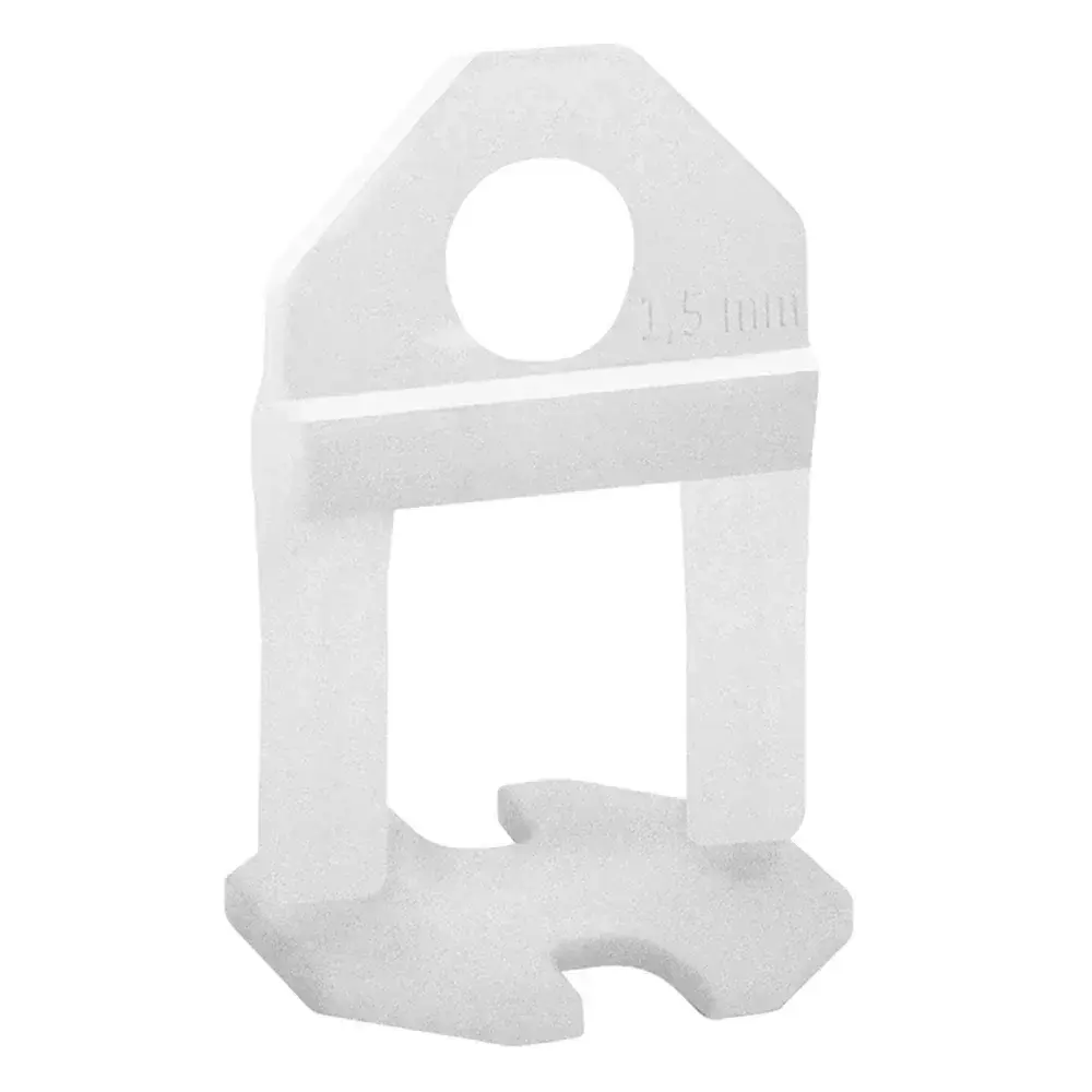 Espaçador nivelador de piso fit 100 peç 1,5MM nivela piso — fotografia 2