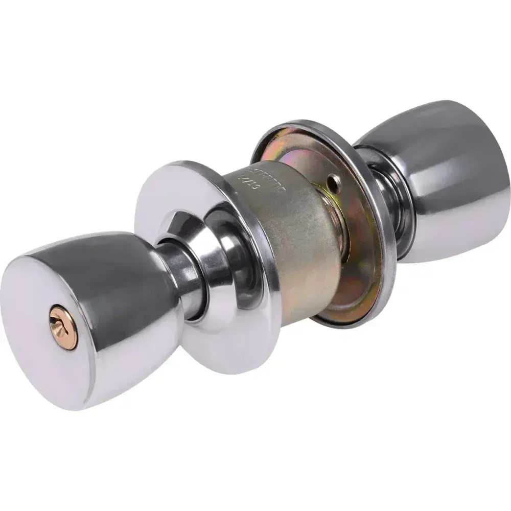 Fechadura cilíndrica 90MM cromada Soprano — fotografia 7