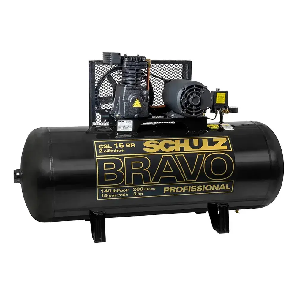 Compressor bravo 3HP CSL15BR 110/220V Schulz — fotografia 2