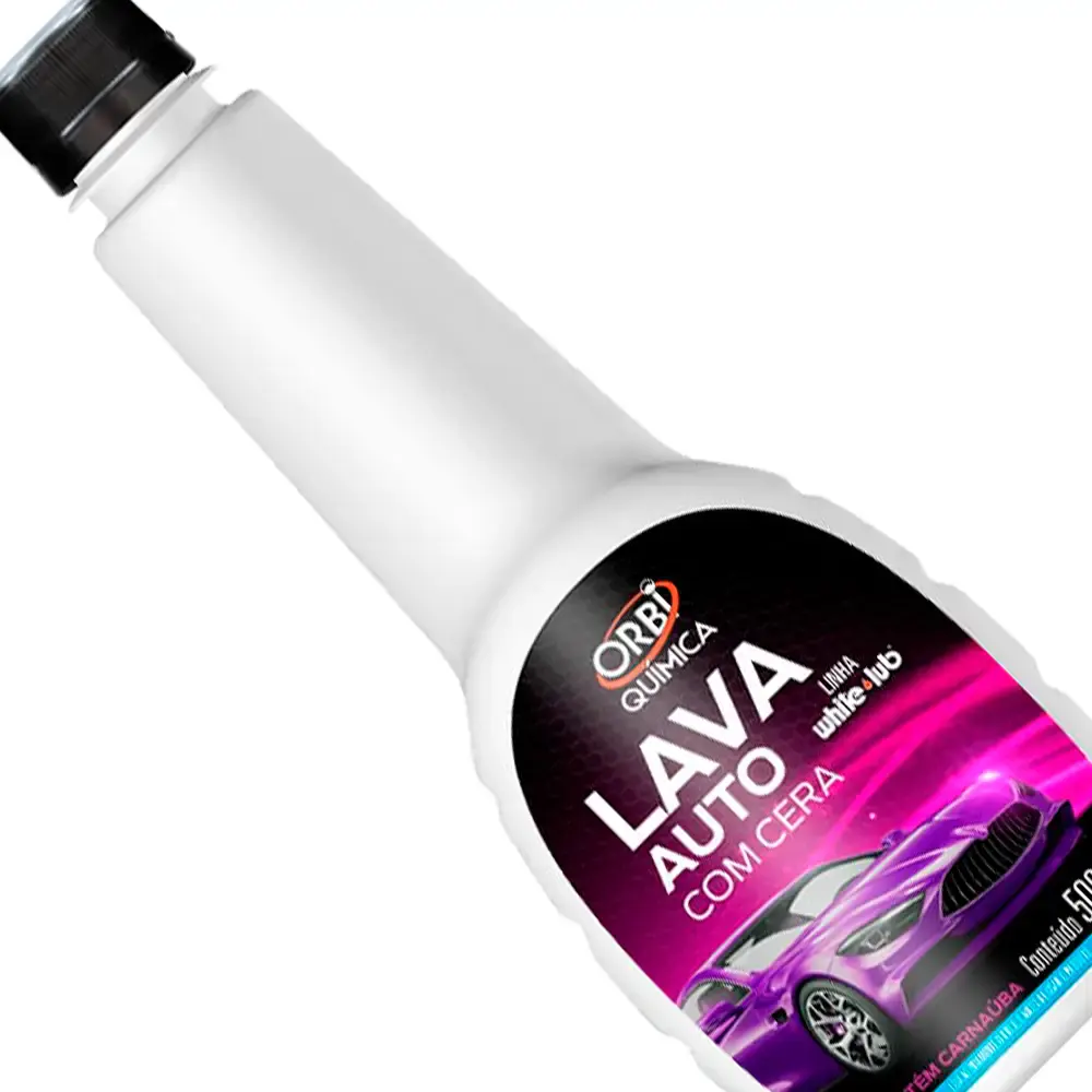 Detergente neutro 500ML lava auto com cera automotiva 8903 Orbi — fotografia 3