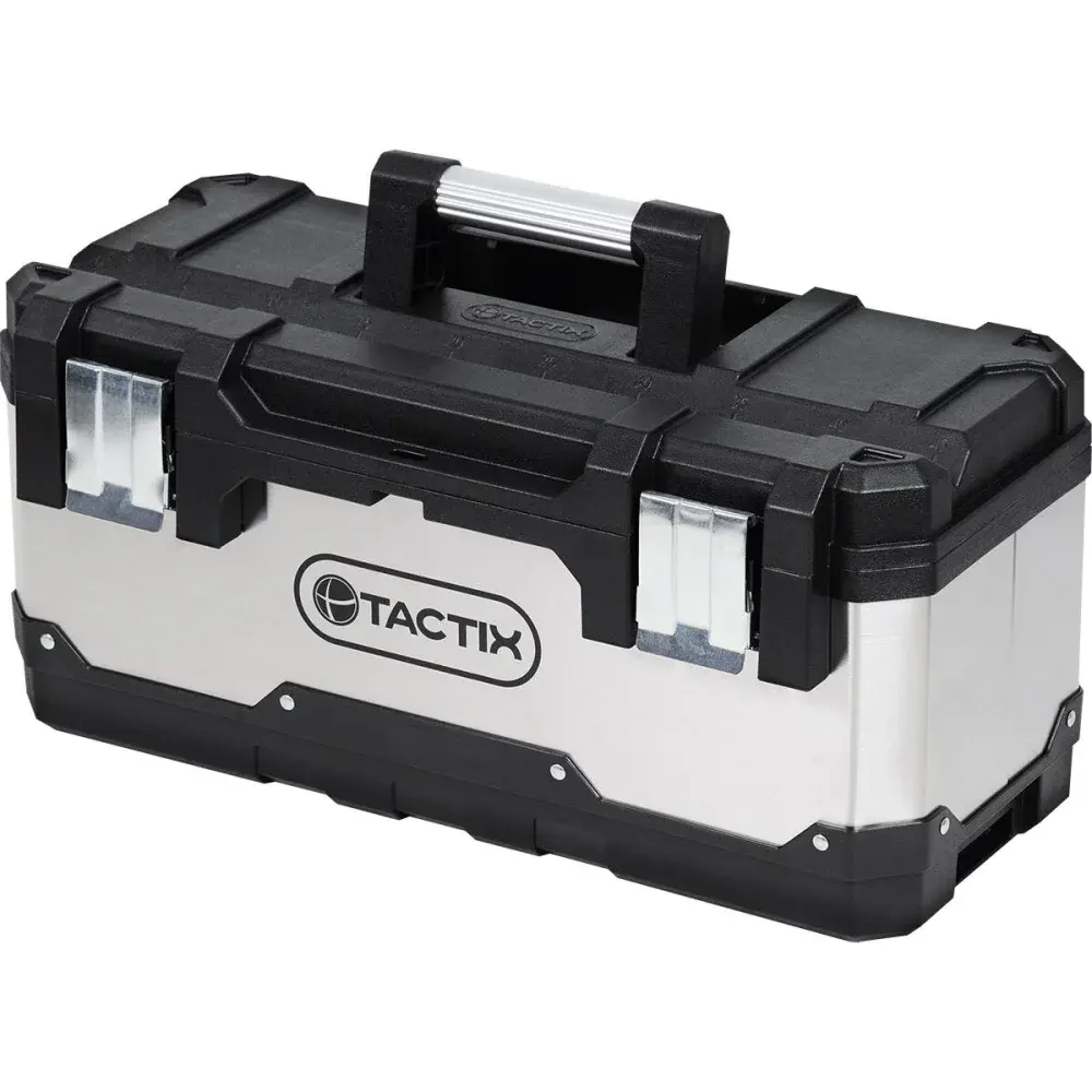 Caixa de ferramenta modular plástica e metal 2 em 1 Tactix — fotografia 4