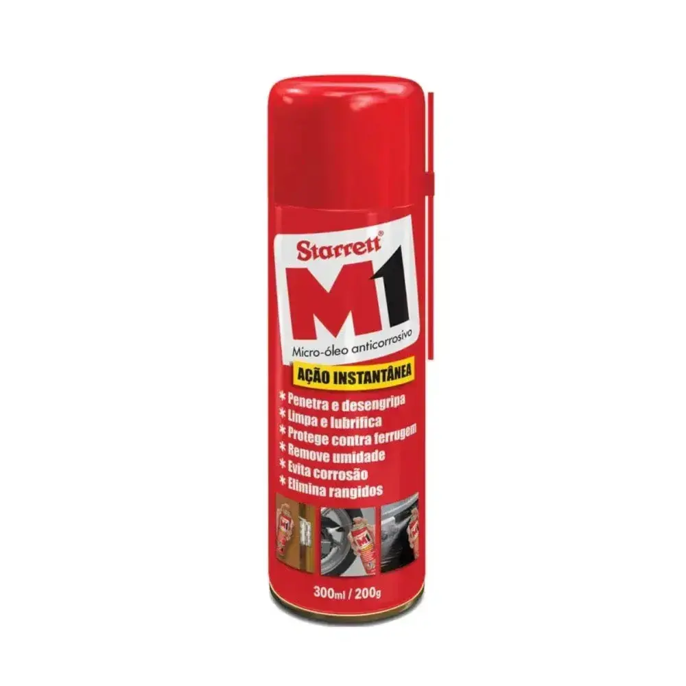 Micro óleo spray M1 anticorrosivo 300ML Starrett — fotografia 2