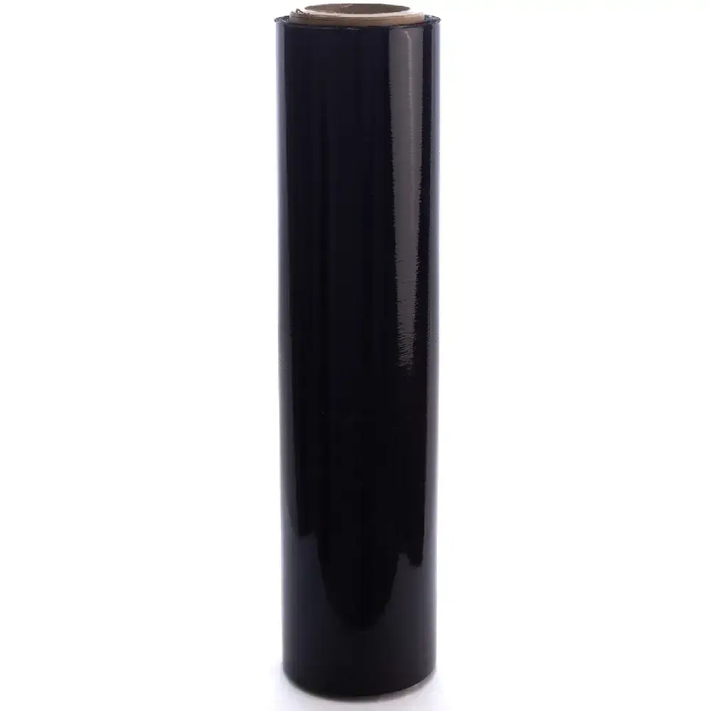 Filme Stretch 500 mm 260 m 3,5 kg Preto 1223 QUALITY PACKING — fotografia 5