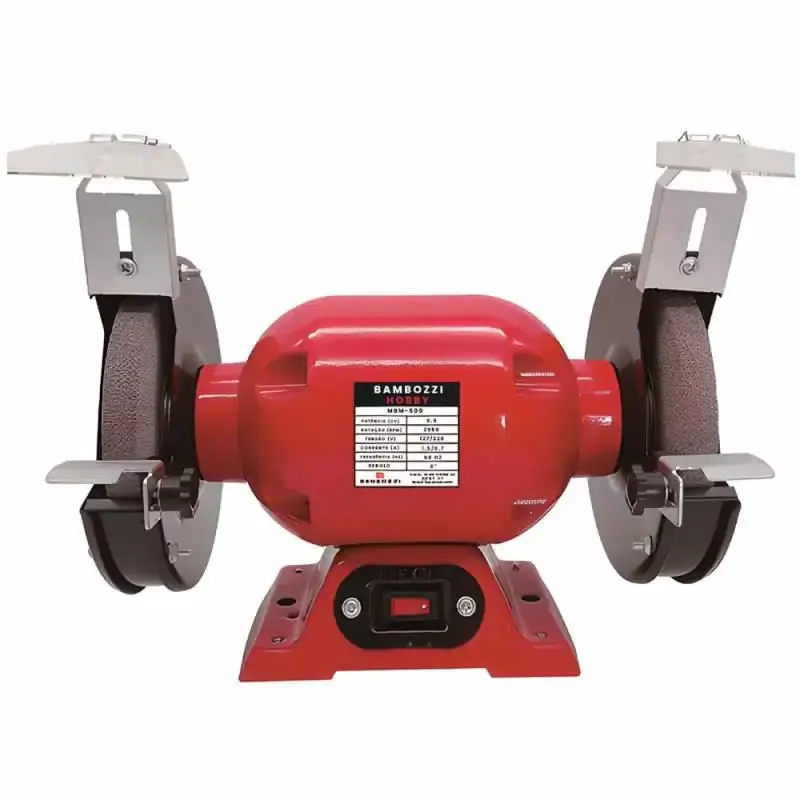 Moto esmeril hobby 0,5CV bivolt MBM-500 Bambozzi