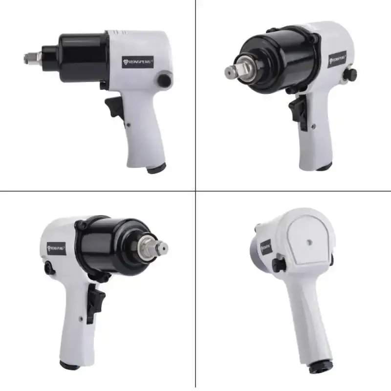 Chave de Impacto Pneumática 1/2 POL 58 KGFM 7500 RPM c/ Kit 17 Peças RP7807 RONGPENG — fotografia 4