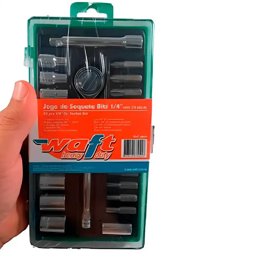 Kit de soquetes de encaixe 1/4 POL com 25 peças Waft — fotografia 5