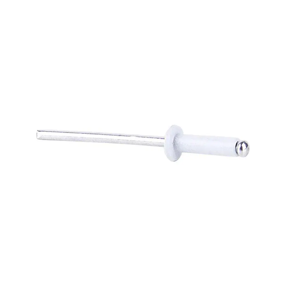 Rebite de repuxo alumínio 3,2X12MM 100 peç branco Worker — fotografia 3
