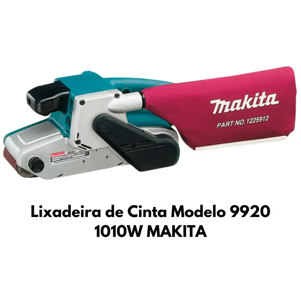 Lixadeira de cinta modelo 9920 1010W Makita 110 V — fotografia 2