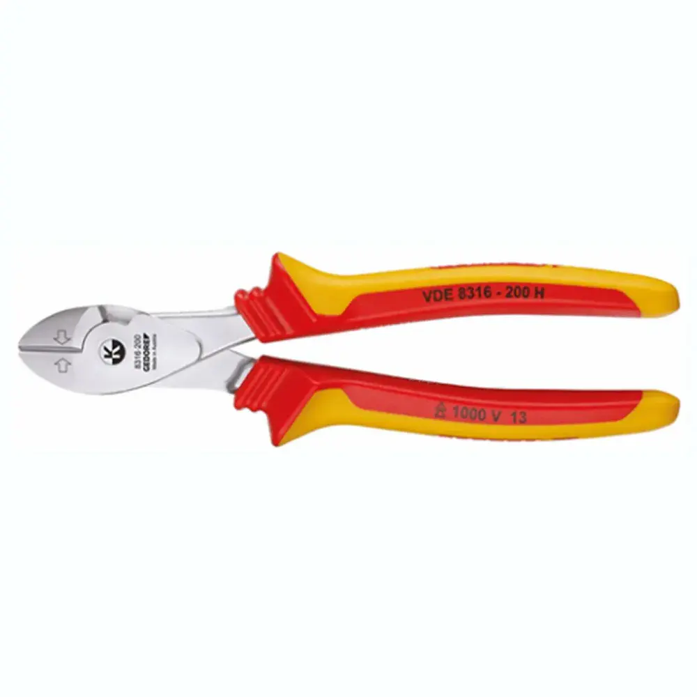 Alicate de corte diagonal americano vde 8” Gedore — fotografia 4