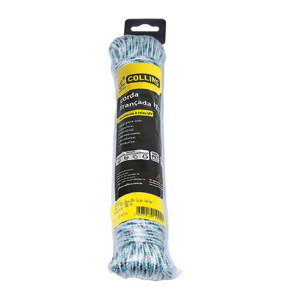 Corda pet trançada 20M / 6MM colorida Collins — fotografia de referência